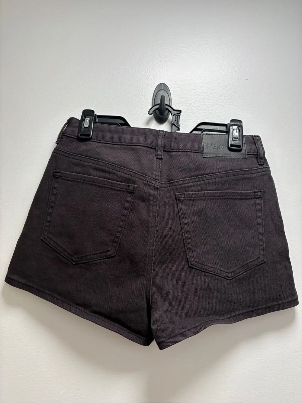 PacSun High-Waist Chocolate Women's Shorts stretch indie sleaze hipster grunge